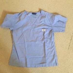 Ceil Blue, Classic Simple Scrub Top